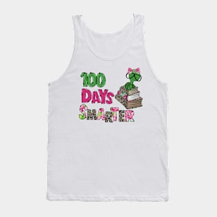 Cute Turtle ,100 Days Smarter, Kids School Celebration Tank Top